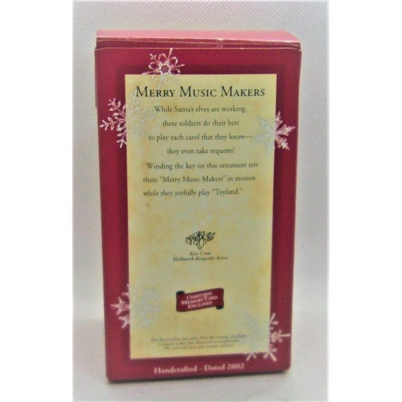 Hallmark Keepsake Ornament "Merry Music Markers" 2002 - Tested - Works - Picture 9 of 10
